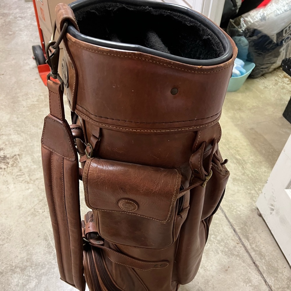 Vintage Datrek Leather Golf Bag